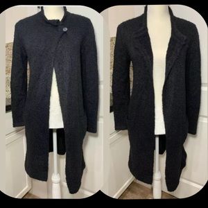 PERUVIAN CONNECTION One Button Open Cardigan